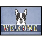 Carolines Treasures BB1389MAT Boston Terrier Welcome Indoor & Outdoor Mat- 18.... Fixed Price $38.30.