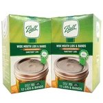 Ball, Wide Mouth, Lids Bands, Suretight & (2 Boxes). Fixed Price $20.90.