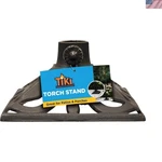 Elegant Cast Iron Torch Stand Heavy-duty Weather-resistant Base For Outdoors. Fixed Price $29.59.