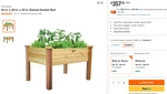 Gronomics Raised Flower Bed. 34 X 48 32. Fixed Price $200.00.