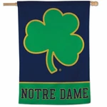 Notre Dame Fighting Irish Shamrock 28"X40" Banner Flag New Wincraft. Fixed Price $27.50.