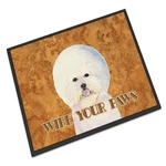 Caroline's Treasures Carolines SS4878MAT Bichon Frise Wipe Your Paws. Fixed Price $32.53.