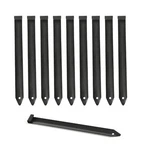 Orvpmvp 20PCS Metal Landscape Edging Stakes, 8.5IN Garden Black. Fixed Price $35.60.