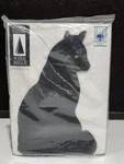 New- North Counrty Wind Bells Black Cat Halloween Metal Bookends. Fixed Price $36.33.