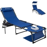 Relax All Day Long - 5 Position Tanning Chair With Canopy Shade. Fixed Price $179.99.