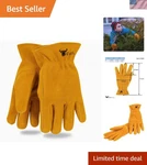 Eco-friendly Child-sized Gardening Gloves Durable & Lightweight For 4-6. Fixed Price $16.99.