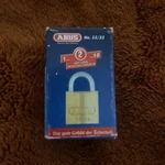 Brand New In Box Abus 55/25 Ka 5253 Keyed Padlock, Rectangle, Gold With. Fixed Price $7.64.