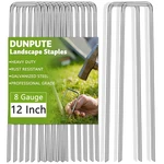 Heavy Duty 12 Inch Galvanized Landscape Staples Stakes, Dunpute 100 Pack 8 Ga.... Fixed Price $54.96.