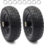 (2-PACK) 10" Replacement Tire For Gorilla Cart Solid Polyurethane Flat-free. Fixed Price $44.79.