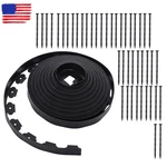 Flexible Garden Landscape Edging No Dig Lawn Border With Anchoring Spikes. Fixed Price $128.79.
