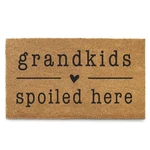 Mainevent "grandkids Spoiled Here" Coir Doormat, 30X17" - Covered Outdoor. Fixed Price $54.17.