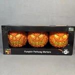 3 Pack Halloween Yard Decor Spooky Sound Led Pumpkin Pathway Markers Seasonal. Fixed Price $45.00.
