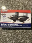 Marsh Allan 30002 Steel Hibachi Charcoal Grill, Black Camping Picnic Tailgating. Fixed Price $18.99.