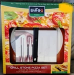 Mr. Bar-b-q Grill Stone Pizza Set 15" Inches Peel & Cutter Baking, Bbq. Fixed Price $34.50.