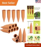 Terracotta Self Watering Spikes - 16 Pcs Potted Plant Devices Vacati.... Fixed Price $59.57.