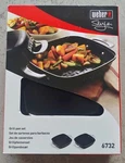 Weber Style Ceramic Non-stick Grill Pan Set #6732 New. Fixed Price $27.00.