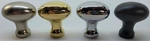 Solid Cast Brass Oval Knob Pull Mid-century Modern Bean Shaped Nickel. Fixed Price $8.42.