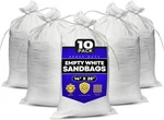 Sand Bags With Ties 14" X 26" (pack Of 10) - For Flooding, Woven Polyp. Fixed Price $16.61.