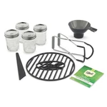 Ball Preserving Starter Canning Kit 9P Funnel Bubble Remover Rack 4 Jars Gift. Fixed Price $39.05.