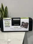 New Cuisinart CGS-W13 Piece Wooden Handle Grill Set. Fixed Price $16.00.