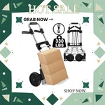 330LB Folding Truck Dolly Cart Aluminum Telescoping Handle Rubber Wheels Po. Fixed Price $52.49.