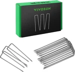 Vivosun 50 Pcs 5.5 Inch Garden Stakes Landscape Staples U-shaped Pins. Fixed Price $13.49.