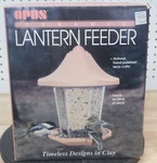 Nice New / Nos Vintage 1980'S Opus Ceramic Lantern 6 Bird Feeder Model 435 - Usa. Fixed Price $99.99.