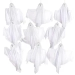 9 Pack Halloween Hanging Ghosts, 27.6" Flying Ghost, Outdoor Decor, Yard Party. Fixed Price $62.38.