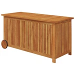 Patio Storage Box Outdoor Cushion With Wheels Solid Wood Acacia Vidaxl. Fixed Price $152.99.