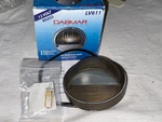 12V 4" Brass "eyebrow" Surface Mount Deck Light - Dabmar LV611 Walkway Stairs. Fixed Price $42.01.
