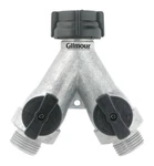 Gilmour 3/4 In Metal Male Y-hose Connector With Shut-offs. Fixed Price $30.25.