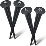 Zhengmy 4 Packs Threaded Spike Flood Light Ground Stake Metal Replacement Sta.... Fixed Price $12.43.