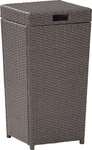 Iture Palm Harbor Resin Wicker Outdoor Trash Can With Lid For Backyard Patio Dec. Fixed Price $172.73.