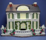 Vintage Southern Mansion Bird Feeder By Opus Inc. Original Box. Fixed Price $20.00.