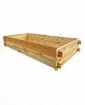 Deep Raised Bed Cedar Planter Gardening Kit Vegetable. Fixed Price $155.00.