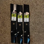 Maxpower 561812B 3-N-1 Blades 48" Cut John Deere Set Of Model GX21784 GY20852. Fixed Price $19.99.