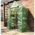 Compact Walk Greenhouse - 2'5" Deep X 4'8" Wide 6'5" High (includes Shelvin. Fixed Price $118.77.