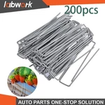 Labwork 200PCS 6" Landscape Staples Garden Stakes Galvanized Sod 11GAUGE. Fixed Price $20.15.
