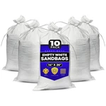 Sand Bags With Ties 14" X 26" (pack Of 10) - Count 1). Fixed Price $17.99.