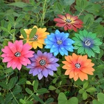 7 Pcs Metal Daylily Flower Garden Stakes Outdoor Yard Decor Weatherproof. Fixed Price $50.56.