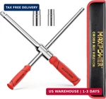 Maxpower Lug Wrench, Tire With 1/2-INCH Drive 2PCS Standard Sockets (. Fixed Price $61.31.