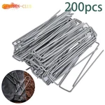 200 Pack 6" 11 Gauge Landscape Staples Galvanized Sod Garden Stakes. Fixed Price $20.35.