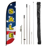 Lookourway Feather Flag Pole Kit - 12 Feet Tall Advertising Banner. Fixed Price $120.32.