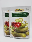 2 Pack Mrs Wages Hot Spicy Pickles Quick Process Mix 6.5 Ounce. Fixed Price $13.00.