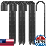 18" Steel J Hook Rebar Ground Stakes 16-PACK 1/2" Fence Tent Swing Set Anchors. Fixed Price $81.39.