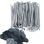 Finderomend 100 Pack Landscape Staples GASKETS,11 Gauge 6" Galva.... Fixed Price $37.57.