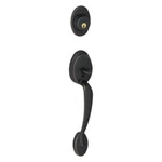 Schlage F58-PLY-716 Plymouth Exterior Handleset With Deadbolt, Aged. Fixed Price $162.30.