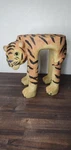 Tiger Plant Stand Child Stool Resin Table Vintage 12" Garden Greenhouse Decor. Fixed Price $79.99.
