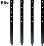 56X Metal Garden Landscape Edging Stakes Black 10INCH Anchoring. Fixed Price $74.76.