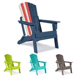Aoodor Hdpe Folding Adirondack Outdoor Patio All-weather Fire Pit Chairs. Fixed Price $84.99.